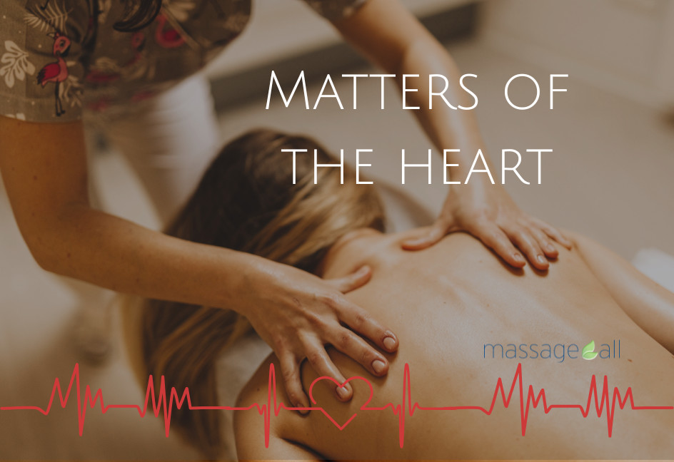 Licensed therapist performing a clinical stress-reset session for heart health at Massage All